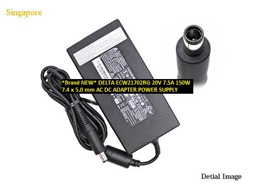 *Brand NEW* ECW21702RG DELTA 20V 7.5A 150W 7.4 x 5.0 mm AC DC ADAPTER POWER SUPPLY